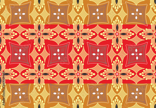 Very exclusive Indonesian batik motifs with various contemporary colors