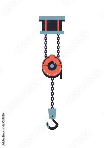 Industrial Chain Hoist with Hook for Lifting Heavy Loads