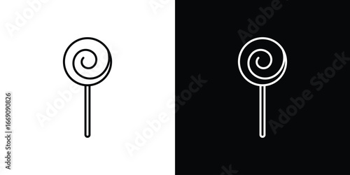 Candy icon. Simple Minimal Pictogram. Vector