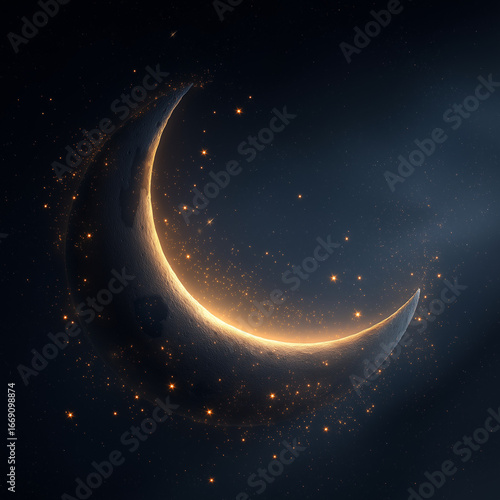Crescent moon Ramadan