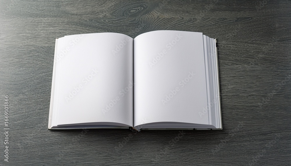 Fototapeta premium open square book mockup 1