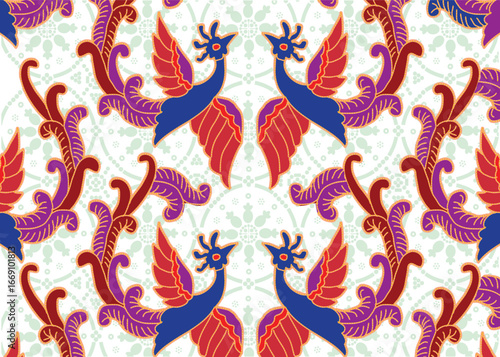 Very exclusive Indonesian batik motifs with various contemporary colors