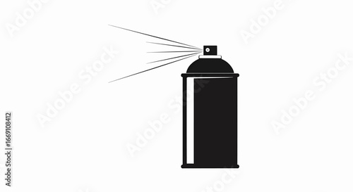 Spray Can Vector Illustration Icon Artistic Expression