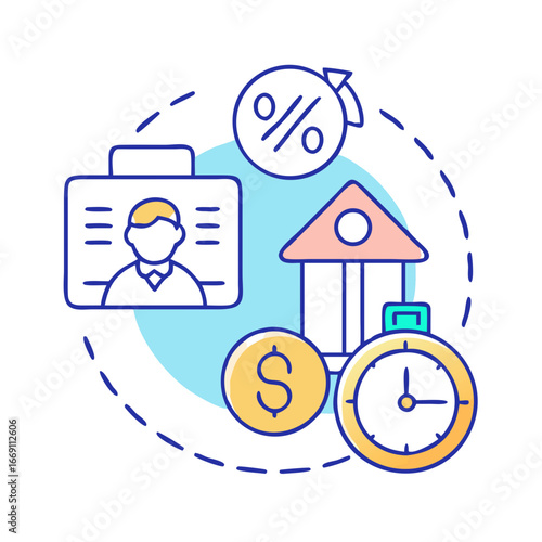 Financial advisor services Expertise in banking, loan rates, and time management