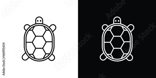 Tortoise icon collection. Web design, apps.