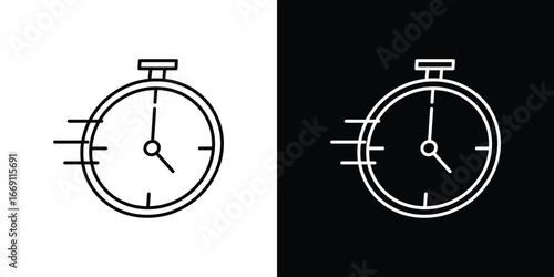 Time fast icon collection. Web design, apps.