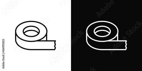 Tape icon collection. Web design, apps.