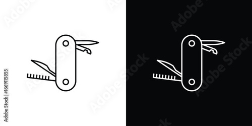 Swiss Knife icon collection. Web design, apps.