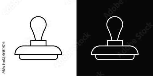 Stamp icon collection. Web design, apps.