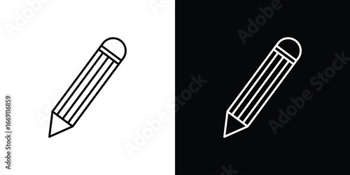 Pencil icon collection. Web design, apps.
