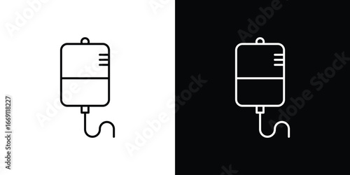 IV bag icon collection. Web design, apps.