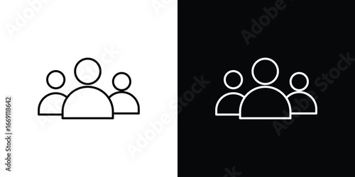 Group icon collection. Web design, apps.