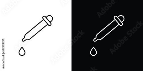 Dropper icon collection. Web design, apps.