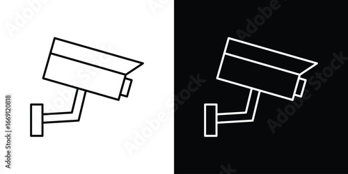 CCTV icon collection. Web design, apps.