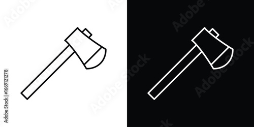 Axe icon collection. Web design, apps.