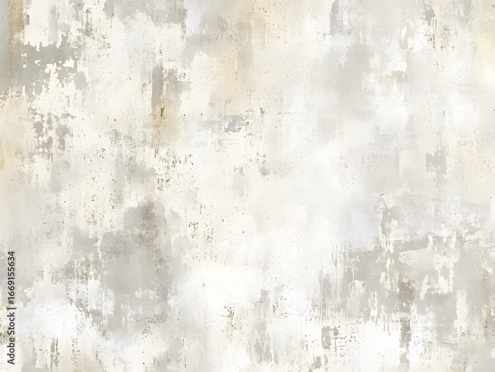 Fototapeta premium Abstract Beige and White Textured Wall Background