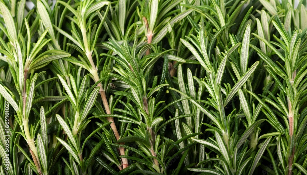 Fototapeta premium fresh rosemary leaves close up texture