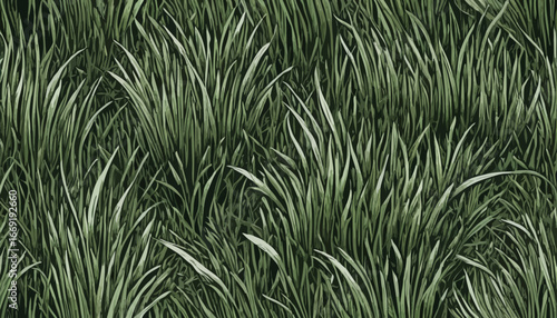 Green grass isolated on white
