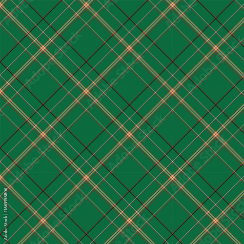 seamless green plaid