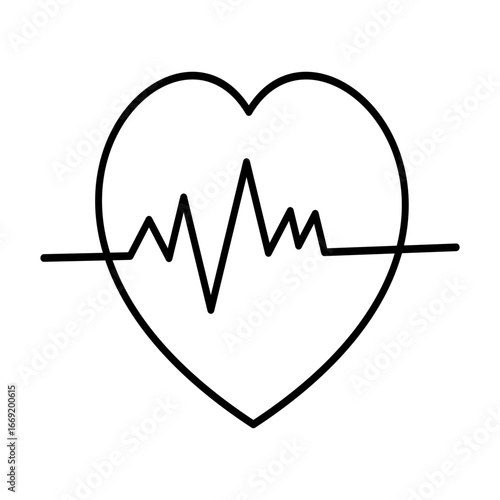 cardiogram icon vector illustration concept