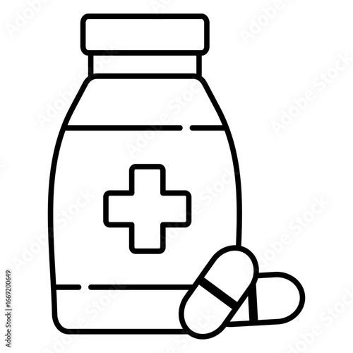 medicine icon vector illustration concept