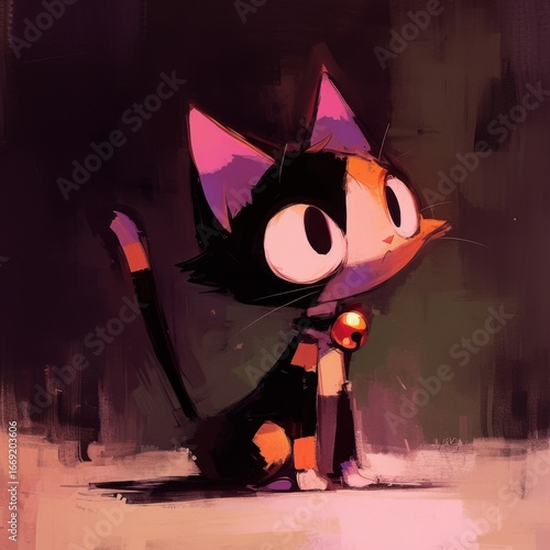 cute cartoon cat