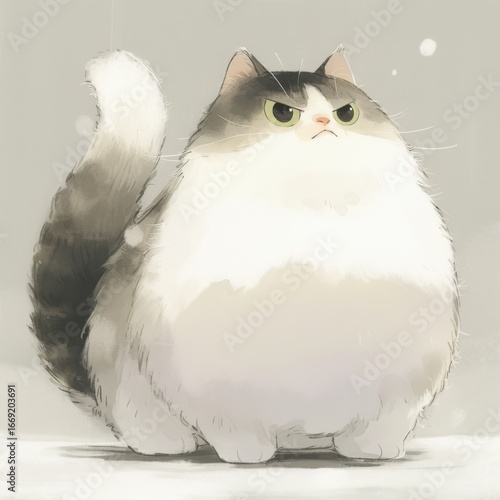cute cartoon cat
