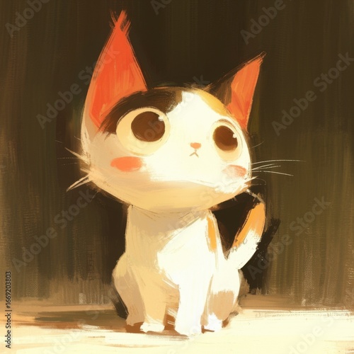 cute cartoon cat
