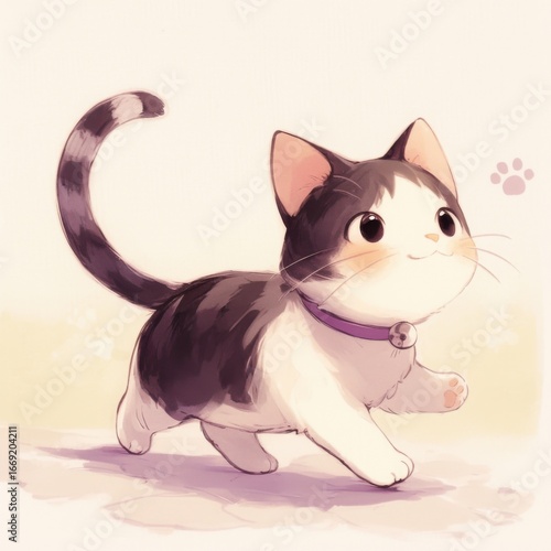 cute cartoon cat