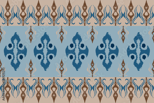 Ikat hand drawn in dark tone , Motif ethnic floral seamless textil, embroidery, print striped ornament floral, pattern, design for wrapping, silk, scarf, background, textile