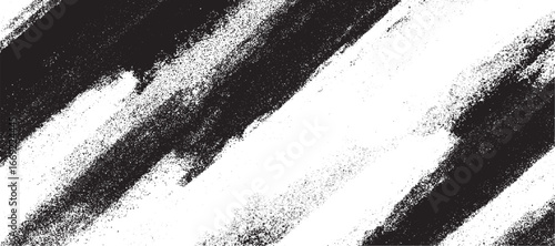 Distressed diagonal scratch pattern texture. Abstract grunge line overlay background.brush strokes on a white background. Abstract Black Brush Stroke on White Canvas.