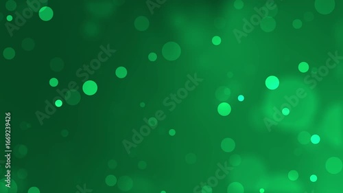 Wallpaper Mural Dark green gradient background with various bokehlike circles ideal for spring and naturethemed designs, greeting cards, social media graphics. Torontodigital.ca