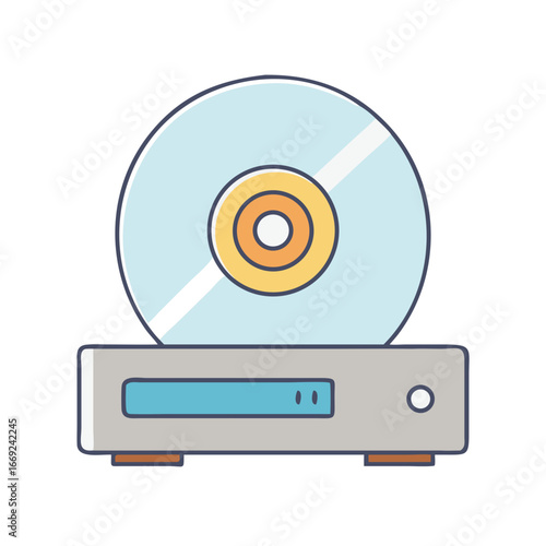 Vintage cd dvd player devices collection technology retro electronics