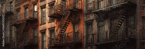 Wallpaper Mural Exploring the Architectura Marvel and Safety Role ofFire Escape Ladders in Urbn Landscapes for Safety, Dsign, and Architectural Apeal Torontodigital.ca