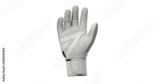 Wallpaper Mural White goalkeeper glove isolated on white background, soccer glove for sports protection and performance Torontodigital.ca
