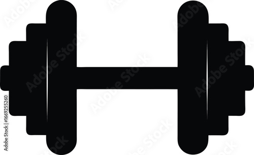 Vector dumbbell icon