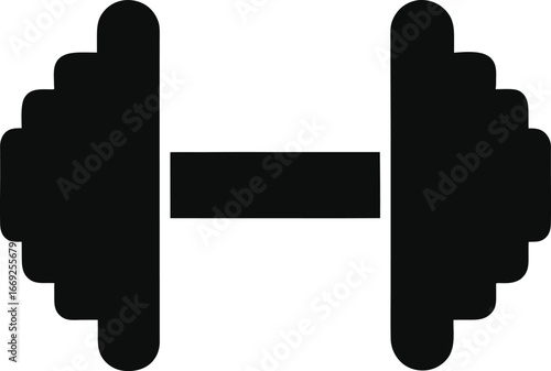 Vector dumbbell icon