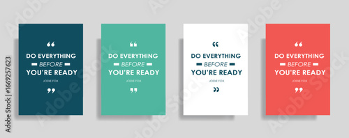 Minimalist Motivational Quote Poster Set – Modern Typography Wall Art Design with Inspirational Text Template