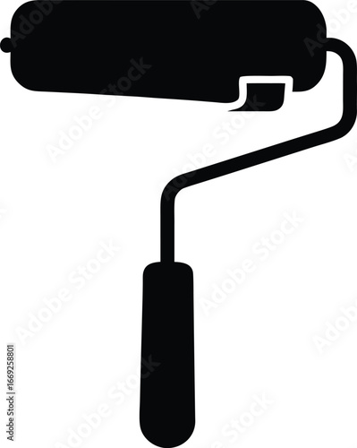 Vector paint roller icon