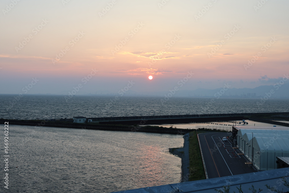 Fototapeta premium 夏の夕焼け