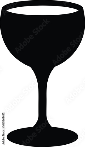 Vector wine glass icon