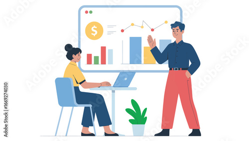 business people working in a meeting