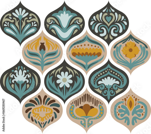 Jin Rory seamless floral pattern