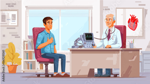 Low Blood Pressure (Hypotension) Concept Illustration