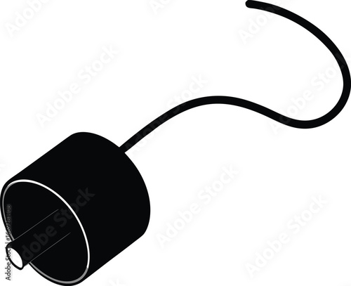 Vector illustration of a spool of wire