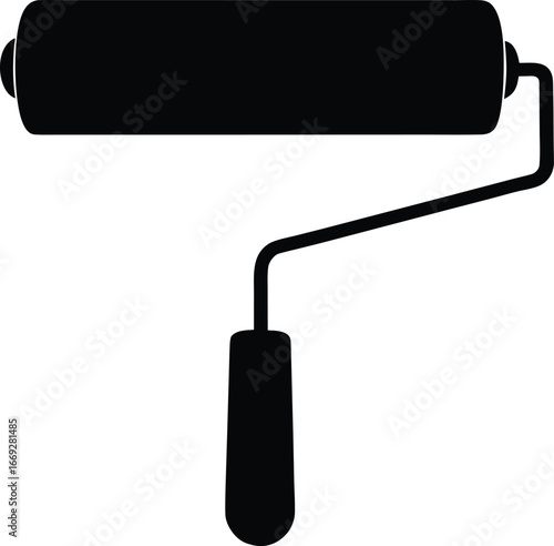 Vector paint roller icon
