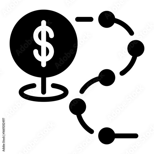 financial tracking icon