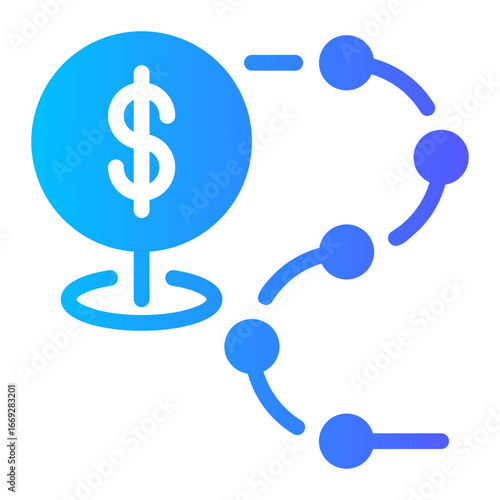 financial tracking icon