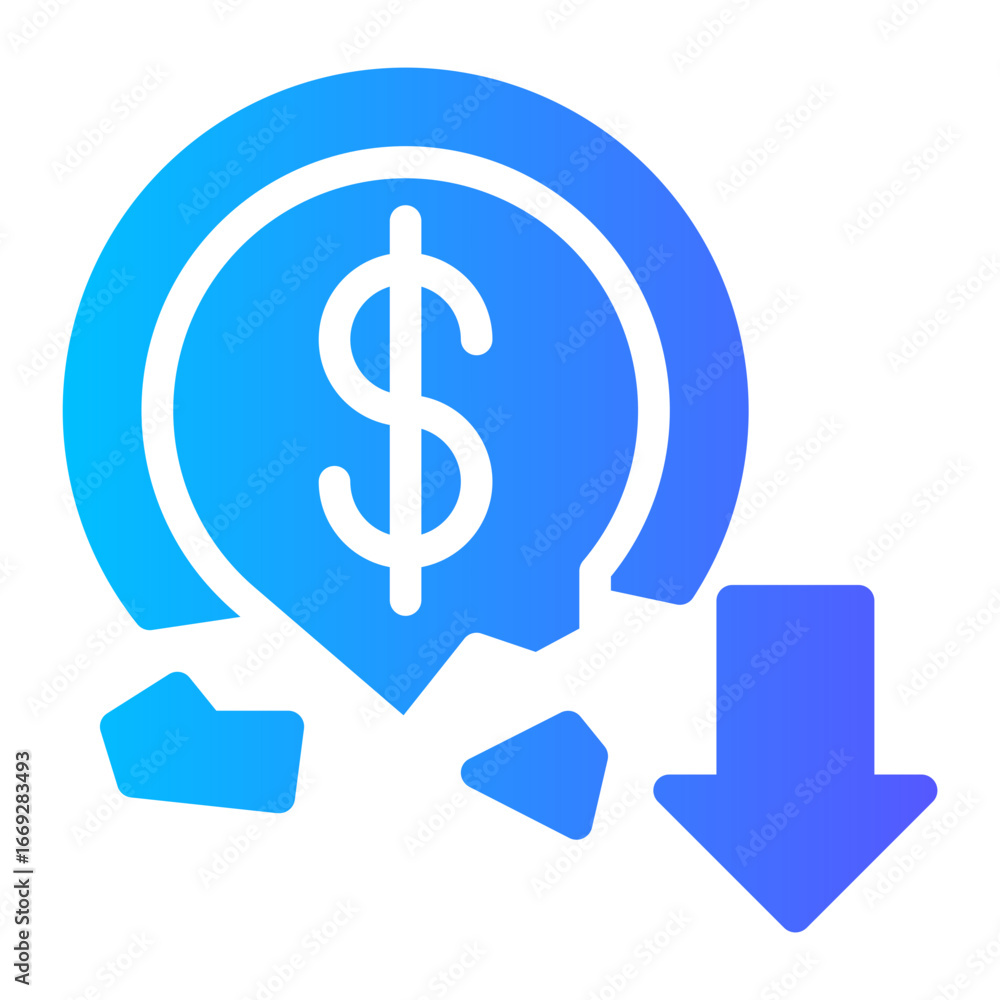 money loss icon money loss icon