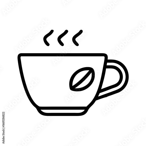Espresso Demitasse Icon for Web and Graphic Design